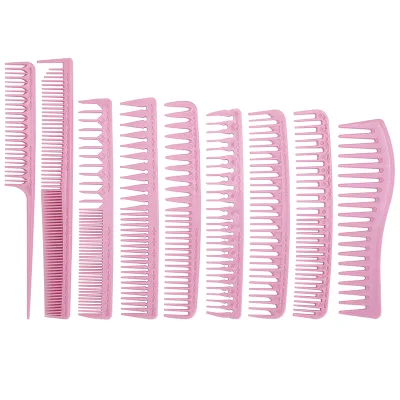 Plastic Comb Set Optional Household Hair Salon Salon Cutting Comb