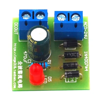 1N4007 Bridge Rectifier AC to DC Converter Full Wave Rectifier Board Module DIY KIT