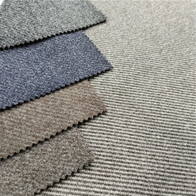 Classic Brush Twill Fabric 100% Polyester Twill Tweed Fabric for Overcoat Coat Suit Jacket Garment