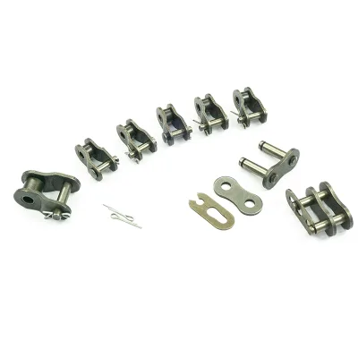 High Tensile Carbon Steel Roller Chain Link with OL CL Standard Model OEM Customization Supported