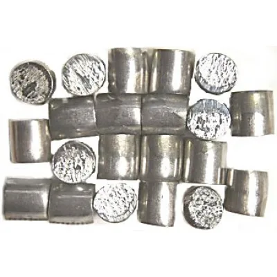 Excellent Quality 5N 99.999% Zn high purity Zinc Pellets