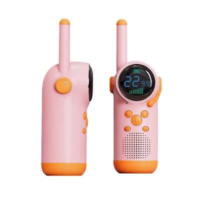 Walkie Talkie Kids Toys 2 Pieces Kids Walkie Talkie Phones Rechargeable for Kids Usb