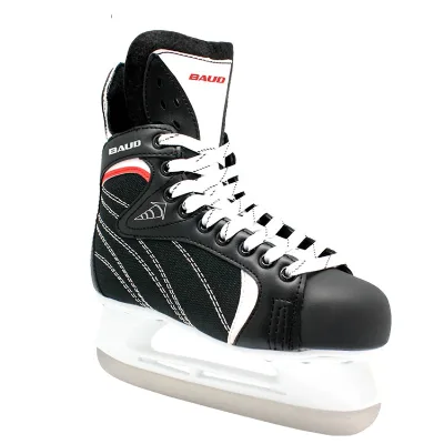 Hot Sale Canada Style China Factory Professional Manufacture Black Color Ice Hockey Skates Used in Hockey Team