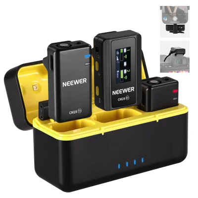 4GB Storage Wireless Lavalier Microphone Professional Wireless Lavalier Microphone