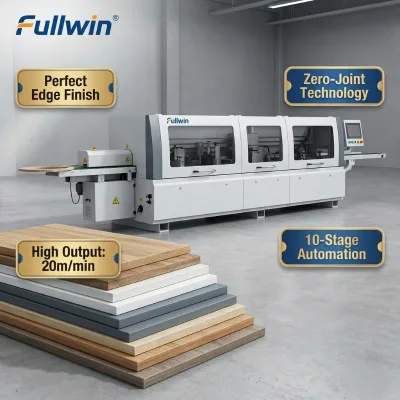 Free Shipping PUR Glue Intelligent 8 Functions Woodworking Hinge Hole Avoidance PVC MDF Melamine Plywood PVC Edge Bander Machine