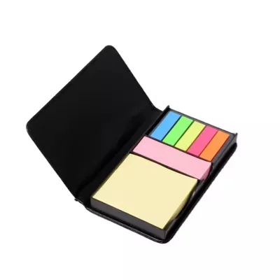 Thermal Picture Frame Transfer Customized Logo & DIY 6 Color Printing PU Leather Self-Stick Sticky Notes Holder Box