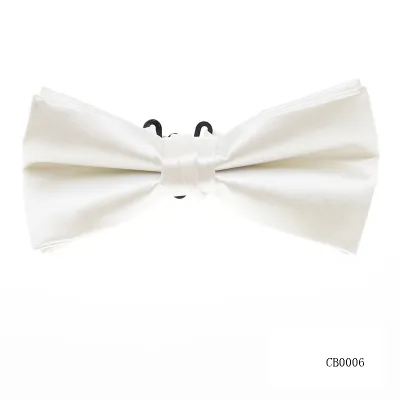Hot Selling Over 50 Colors Solid Satin Microfiber Polyester Bow Tie Silk Feel Hand Made Pre-Tied Adjustable Bowtie for Men