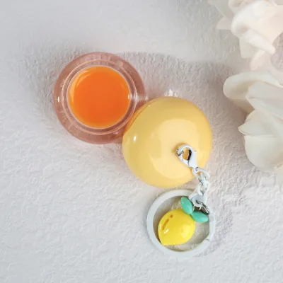 High Quality Fruit Flavor Lip Mask Lip Balm Over Night Lip Balm with Chain Lips Care Private Label