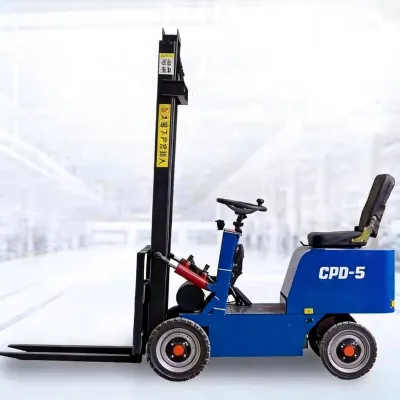 Easy-to-Use Electric Pallet Stacker with Hydraulic System for Warehouse Moving