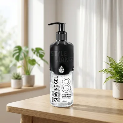 400ml Deep Cleansing Men's Shaving Gel Moisturizing Smooth Shave for All Skin Types
