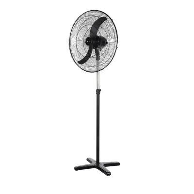 20-Inch Industrial Floor Ventilation Fan Pedestal 2 Machete Blade Lifting Rod Aluminum/Copper Motor Metal Outdoor Household
