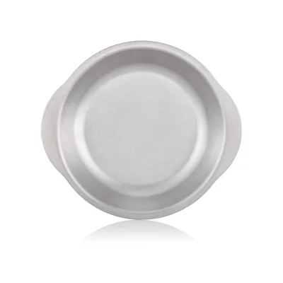 Outdoor Hiking & Picnic Dining on the Go Round Titanium Camping Dishes & Plates for Casual Adventures