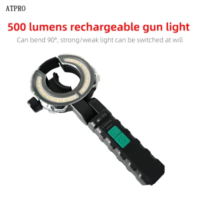 Rechargeable Spray Gun Light 500 Lumens LED Paint Gun Work Light With Brightness Adjustable for Automotive Spray Painting