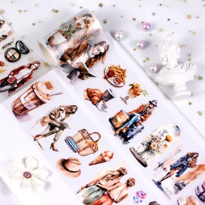 Customized PET Washi Tape for Journal Scrapbooking Sticker Matte PET Washi Tape