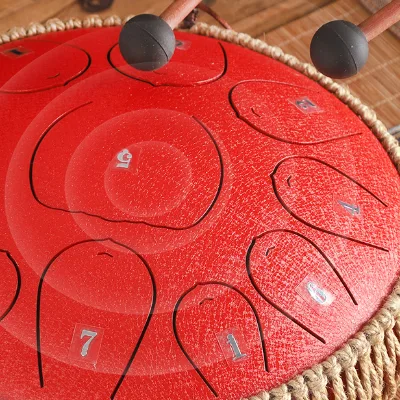 10 Inch Mini Empty Spirit Drum Sound Healing Teaching Percussion 11 Note Worry Free Drum