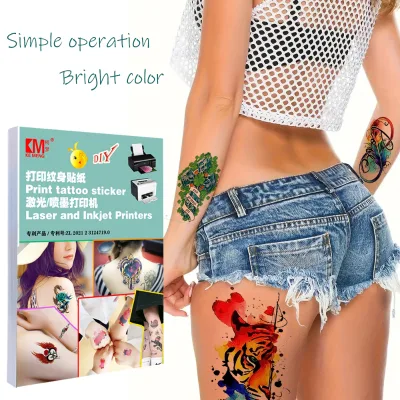Inkjet Printer Good Slip Printable Paper Laser Printer Water Transfer Temporary Tattoo Paper