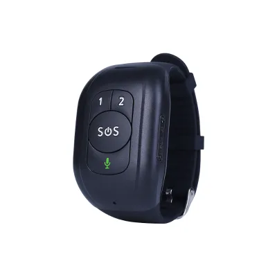 4G Plastic GPS Tracker Bracelet with Remote Alarm Locator Features for Personal Tracking Compatible with Android GSM 2G 3G 4G