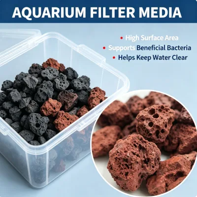 Natural Volcanic Rock Gravel for Succulent Orchid Top Dressing Garden Nursery Supply