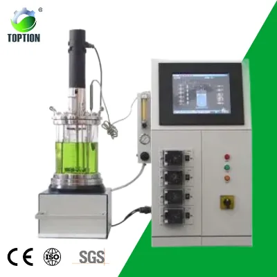 For High-quality Automatic Laboratory Mechanically Stirred 3-liter Glass Bioreactor Fermenter Pressure Vessel Motor Pump