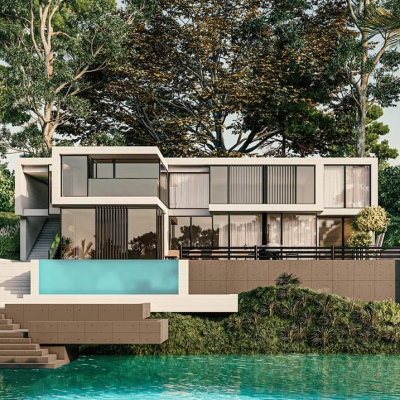 Prefabricated Villa Resort Holiday House Living Fire Resistance Property