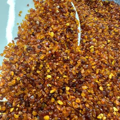 Wholesale High Quality Natural Amber Stone Crystal Chips Quartz Crystal Gemstone Amber
