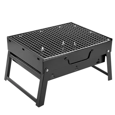 BBQ Foldable Grill Iron Barbecue Outdoor Picnic Patio Party Cooking Carbon Barbecue Stove Portable Barbecues Tool 3-5 People