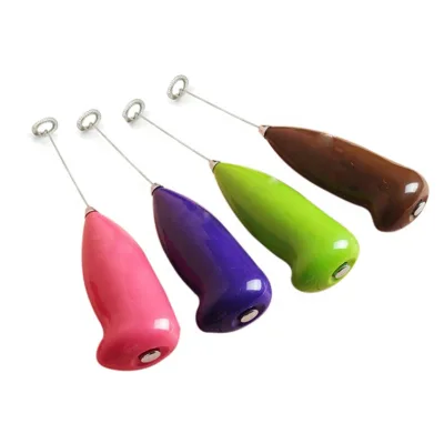 Free Sample Handhold Handheld Milk Frother Battery Operated Custom Cappuccino Milk Frother Cheap Hand Frother With Cover