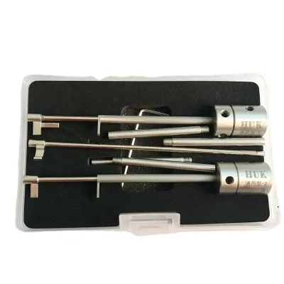 Universal Type Stainless Steel Blade Lock Plate with Notched Lock Pick Tools