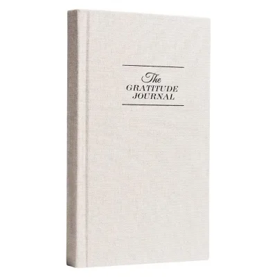 Beige Linen Undated Daily Gratitude Planner Notebook for Women/Men Positive Mindset Manifestation Journal with Affirmation Pages