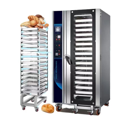 Commercial 1 Shelves 4000W LED Display Convection Oven Hot Air Baking Machine for Bakery