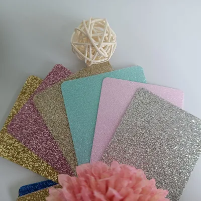 DIY Letter Banners Making Sparkle Glitter Heavy Cardstock 12 X12 Inch 300gsm Crafts Glittery Card Paper