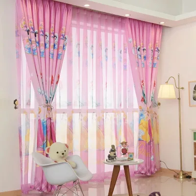 Snow White Blackout Curtain for Kid Room