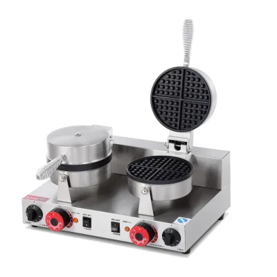 Commercial Stainless Steel Electric Waffle/Ice Cream Cone Maker JuanMing Brand 110-220V Portable Easy Operate 6-Month Warranty