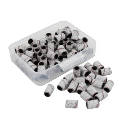 Hot Selling 100PCS Sanding Bands for Nail Drill #80-180 Grit Extreme Fine Nail Drill Bits for Manicures and Pedicure