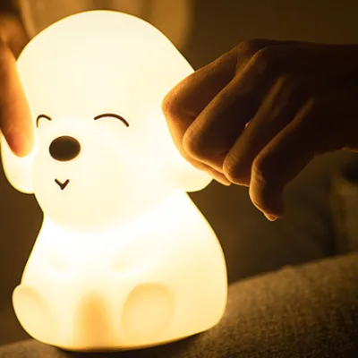 Pat Dog Lantern Nursing Lamps Remote Control Small Night Lights Office Decoration Peculiar Novelty Lamp Toy Accompany