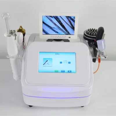 7-in-1 Multifunctional Portable Scalp Care Instrument Hair Follicle Detection Anti-Hair Loss Oxygen Spray DDS Meridians Brush