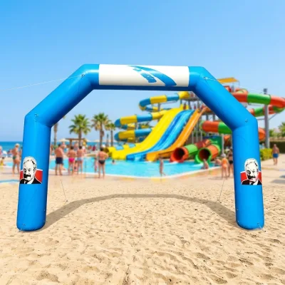 High Quality Durable Waterproof PVC Tarpaulin Printed Inflatable Archway for Outdoor Events and Races