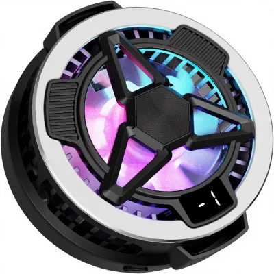 Rapoo MC05 Phone Cooler Gaming Streaming Semiconductor Cooling Technology Low-Noise 15W for Wireless Charger RGB Cooling Fan