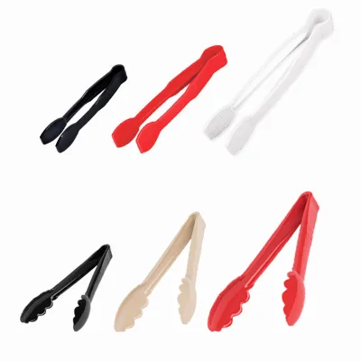 12-Inch Multifunction Salad and Bread Tongs PC Material Plastic Serving Tongs