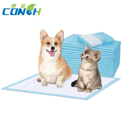 Customized Wholesale Design Low Price Supplies Square Large Small 33*45cm 45*60cm 60*60cm 60*90cm Puppy Training Pee Pads