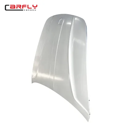 New 2005-2012 Fiberglass Engine Hood with Bolts for Carrera 4 S 4S 911 997-Bolt-On Clear Coated