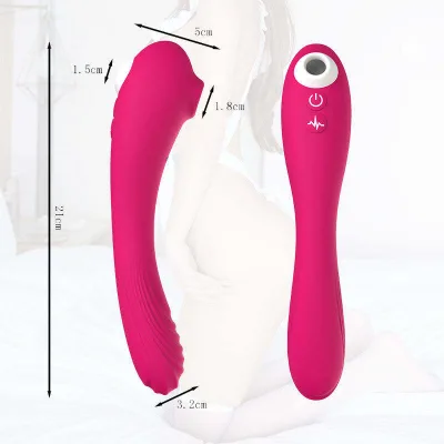 High Quality Purple Waterproof USB Rechargeable Latex Bendable Dildo Sucking Function Nipple Sucking Adult Suction Vibrating