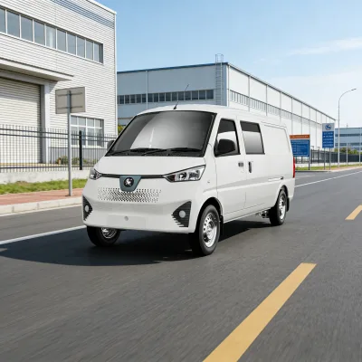 Dongfeng for V2 Spacious 5 Seat Electric Van RHD LFP Battery 252km Range 50-100KW Power Light EV Special Offer