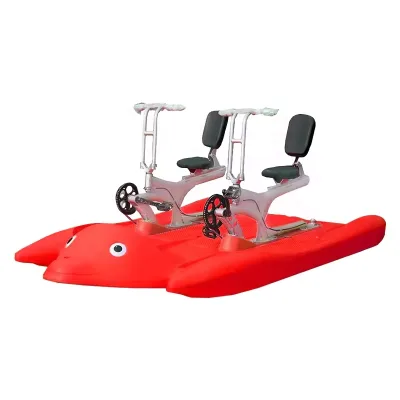 Plastic Water Bike CE Certified Customizable Color Logo Outdoor Aqua Park Sport Single Water Cycle Bike Max Capacity <100kg