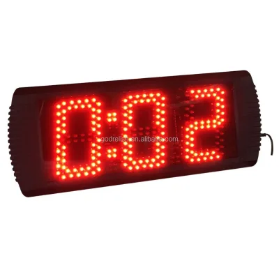 Portable 5" High Character LED Digital Timer Countdown Clock with Remote Control