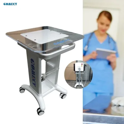 Factory Price Spa Aesthetics Trolley Table Stand Rolling Movable Cart for Salon Machine Laser Equipment Trolley