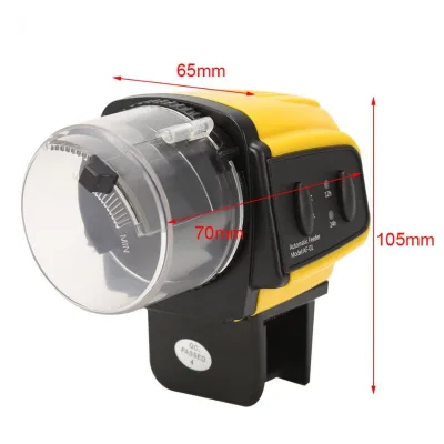 (1pc Wholesale)New Aquarium Tank Auto Fish Feeder Timer Digital LCD Automatic Food Feeding Electronic Fish Foods Feeder Free Shi