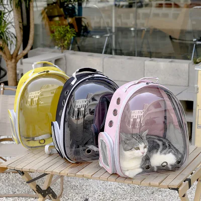 New Foldable Portable Space Capsule Oxford Fabric Outbound Crossbody Portable Breathable Comfortable Cat Backpack