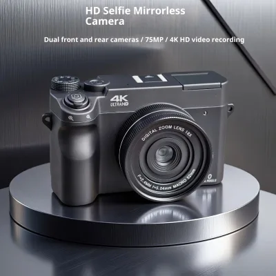 4K Digital Camera with Wifi Transfer with Selfie Dual Lens Creative Filter Good for Beginners Photographers