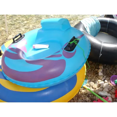 Inflatable Rapid Rider One Person Water Floating Tube Inflatable Fool Pool Float for Falls Tube Rides/Water Tubing